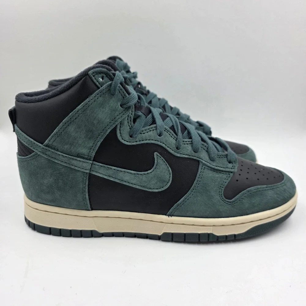 Nike Dunk High Retro Dark Teal Black Faded Spruce DQ7679-002 Mens 7.5
